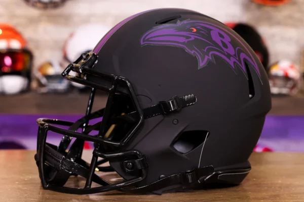 BaltimoreRavensRiddellSpeedAuthenticHelmetEclipse