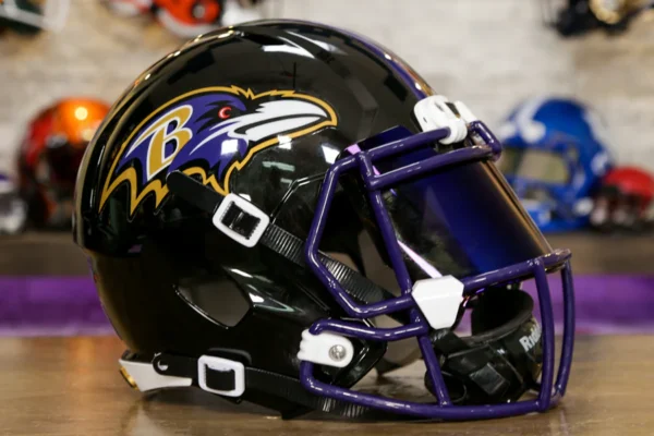 BaltimoreRavensRiddellSpeedReplicaHelmetGGEdition