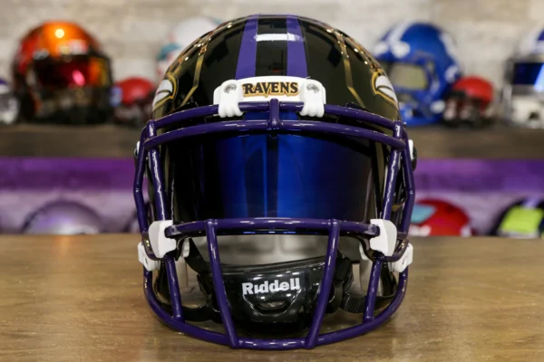 BaltimoreRavensRiddellSpeedReplicaHelmetGGEdition