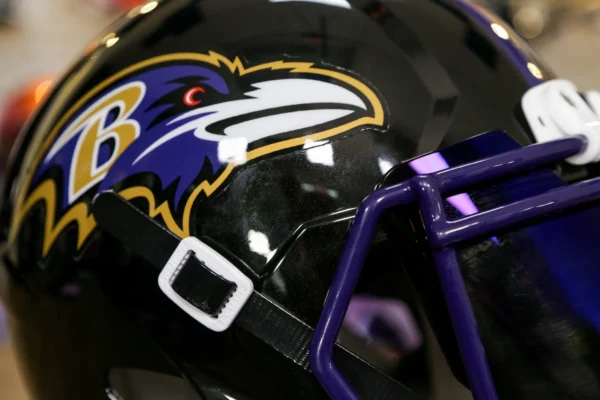 BaltimoreRavensRiddellSpeedReplicaHelmetGGEdition