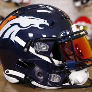 DenverBroncosRiddellSpeedFlexHelmetAsSeenonFieldGGEdition