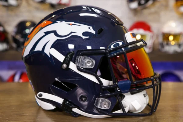 DenverBroncosRiddellSpeedFlexHelmetAsSeenonFieldGGEdition