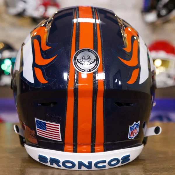 DenverBroncosRiddellSpeedFlexHelmetAsSeenonFieldGGEdition