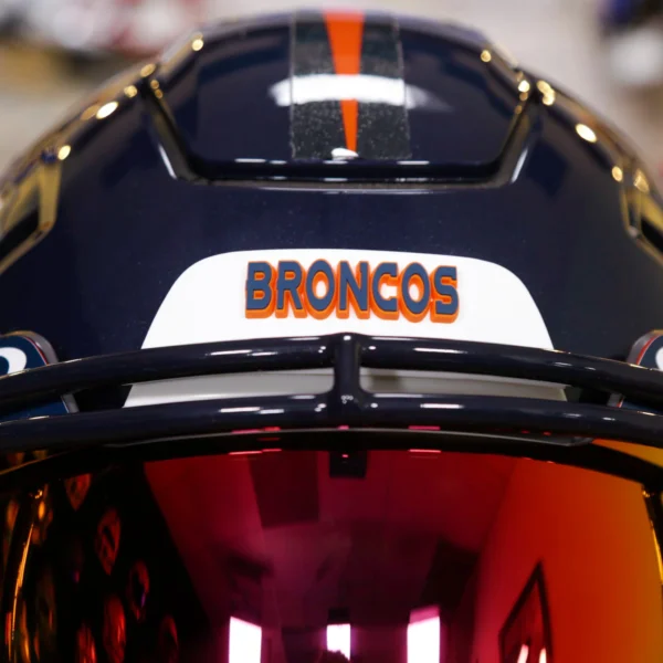 DenverBroncosRiddellSpeedFlexHelmetAsSeenonFieldGGEdition