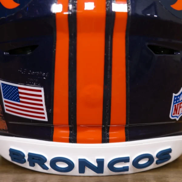 DenverBroncosRiddellSpeedFlexHelmetAsSeenonFieldGGEdition