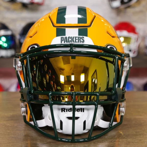 GreenBayPackersRiddellSpeedFlexHelmetAsSeenonFieldGGEdition