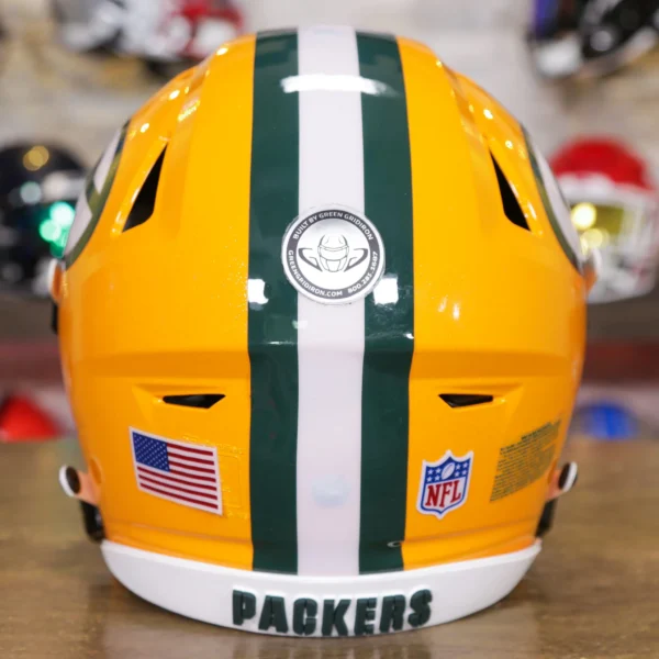 GreenBayPackersRiddellSpeedFlexHelmetAsSeenonFieldGGEdition