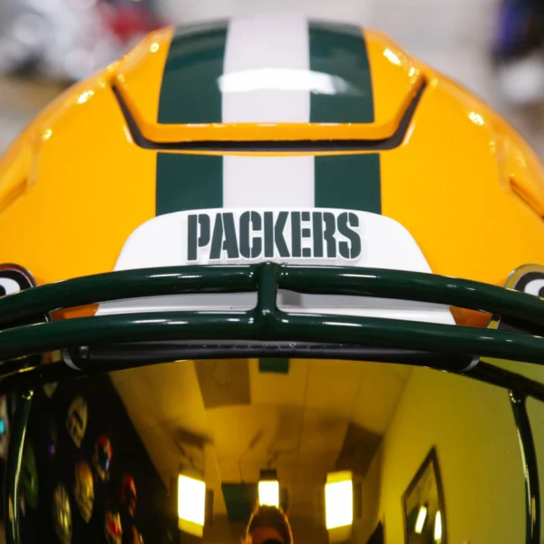 GreenBayPackersRiddellSpeedFlexHelmetAsSeenonFieldGGEdition