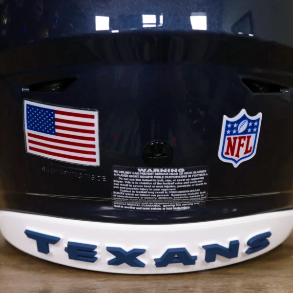 HoustonTexansRiddellSpeedFlexHelmetAsSeenonFieldGGEdition