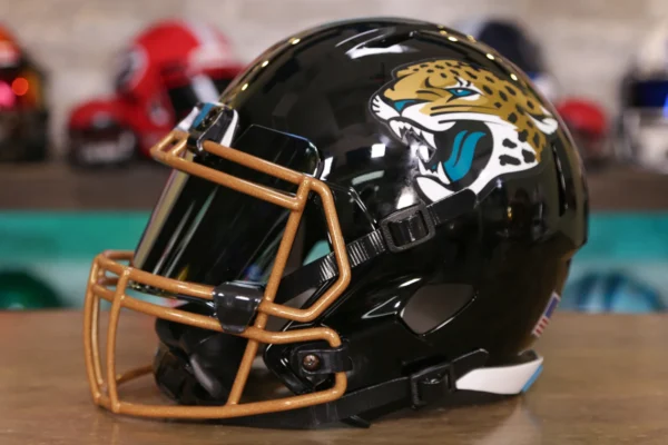 Jacksonville Jaguars Riddell Speed Replica Helmet - GG Edition