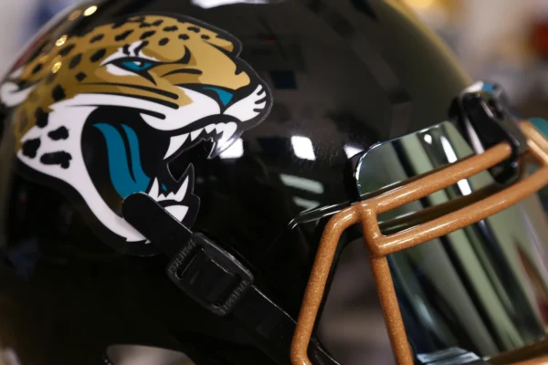 Jacksonville Jaguars Riddell Speed Replica Helmet - GG Edition