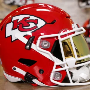 KansasCityChiefsRiddellSpeedFlexHelmetAsSeenonFieldGGEdition