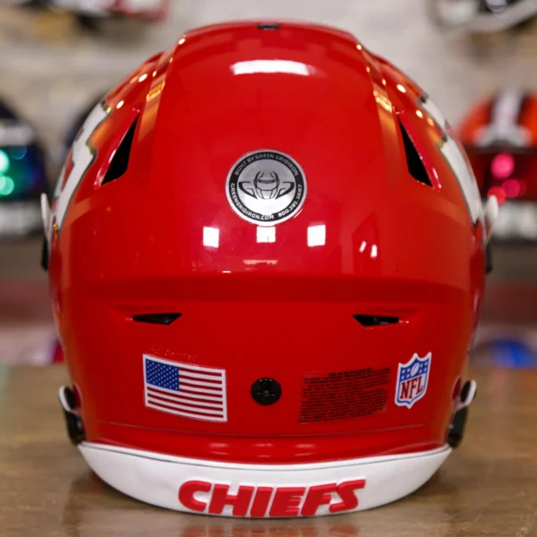 KansasCityChiefsRiddellSpeedFlexHelmetAsSeenonFieldGGEdition