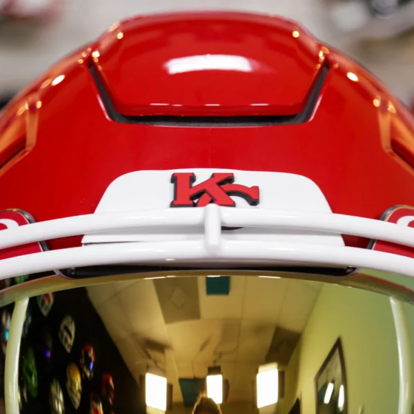 KansasCityChiefsRiddellSpeedFlexHelmetAsSeenonFieldGGEdition