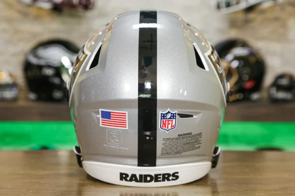 Las Vegas Raiders Riddell Speed Authentic Helmet Elevate your fandom with the Las Vegas Raiders Riddell Speed Authentic Helmet, a must-have for any dedicated Raiders supporter. This officially licensed helmet combines authentic design with premium craftsmanship to deliver a truly standout piece.