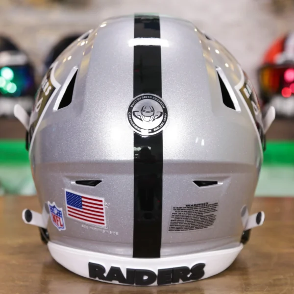 LasVegasRaidersRiddellSpeedFlexHelmetAsSeenonFieldGGEdition