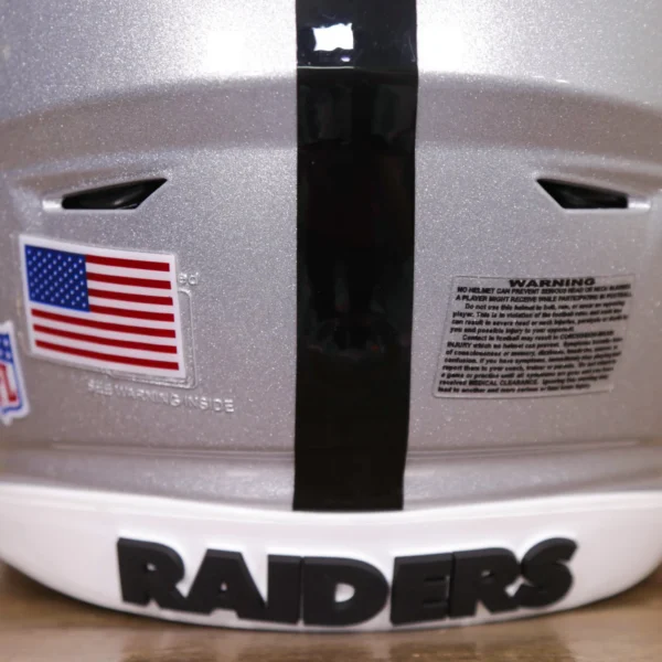 LasVegasRaidersRiddellSpeedFlexHelmetAsSeenonFieldGGEdition