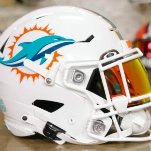 MiamiDolphinsRiddellSpeedFlexHelmetAsSeenonFieldGGEdition