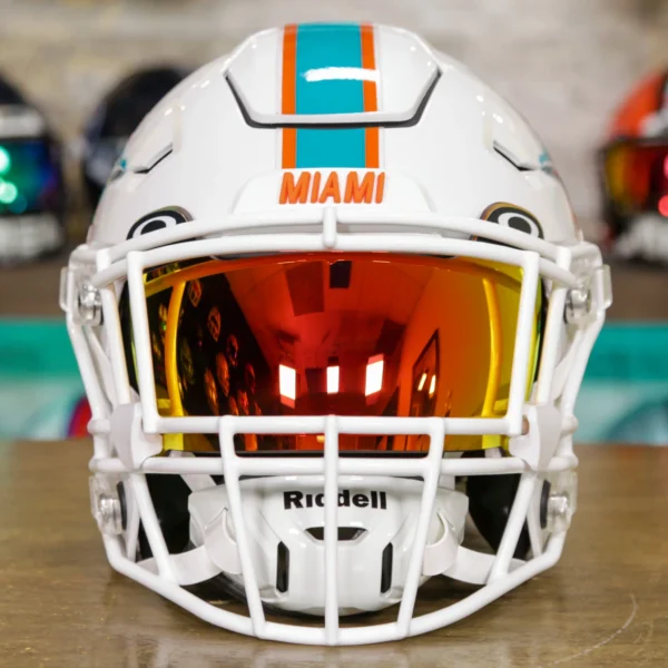 MiamiDolphinsRiddellSpeedFlexHelmetAsSeenonFieldGGEdition