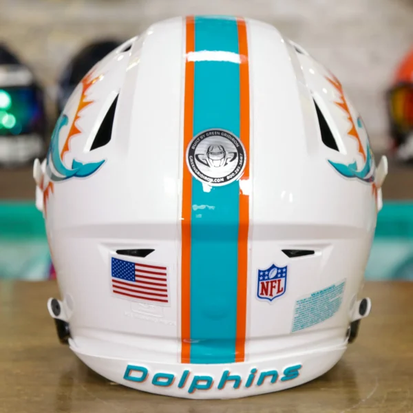 MiamiDolphinsRiddellSpeedFlexHelmetAsSeenonFieldGGEdition