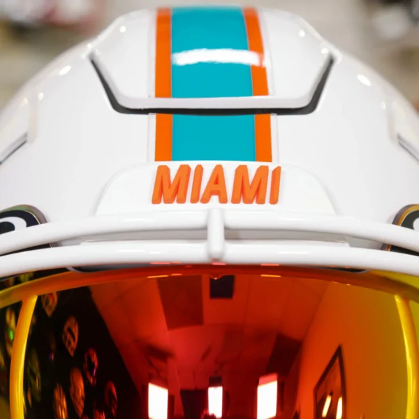 MiamiDolphinsRiddellSpeedFlexHelmetAsSeenonFieldGGEdition