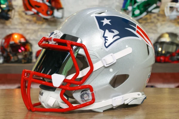 New England Patriots Riddell Speed Authentic Helmet - GG Edition 00251