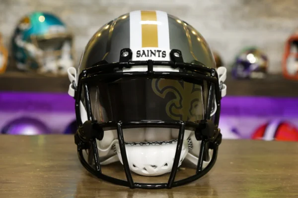 New Orleans Saints Riddell Speed Authentic Helmet - GG Edition