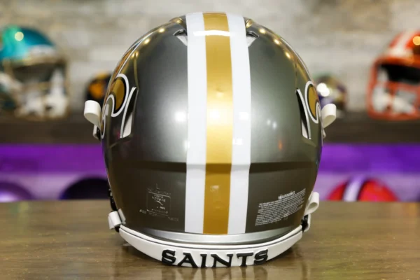 New Orleans Saints Riddell Speed Authentic Helmet - GG Edition