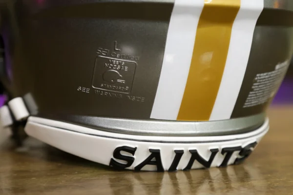 New Orleans Saints Riddell Speed Authentic Helmet - GG Edition