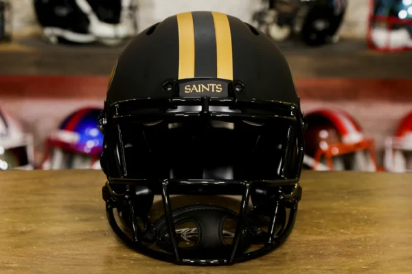 New Orleans Saints Riddell Speed Authentic Helmet - Eclipse