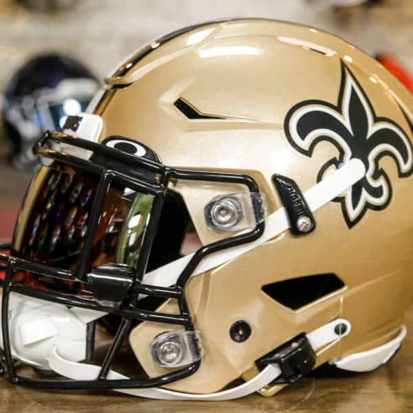 NewOrleansSaintsRiddellSpeedFlexHelmetAsSeenonFieldGGEdition