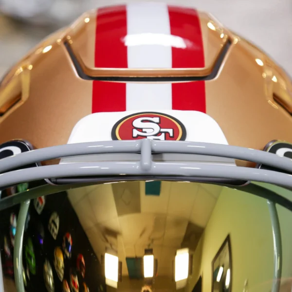 SanFrancisco49ersRiddellSpeedFlexHelmetAsSeenonFieldGGEdition