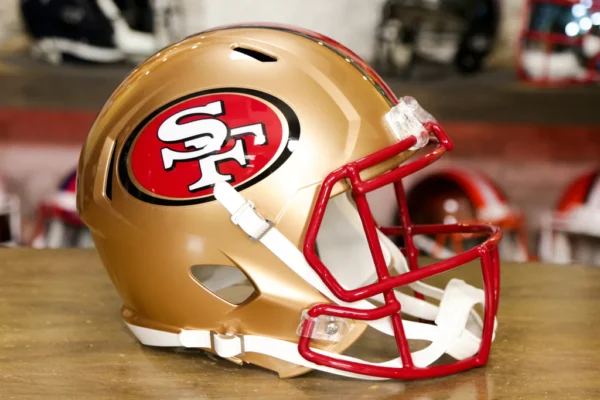 San Francisco 49ers Riddell Speed Replica Helmet - 1996-2008