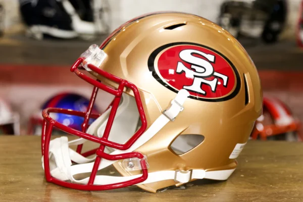 San Francisco 49ers Riddell Speed Replica Helmet - 1996-2008